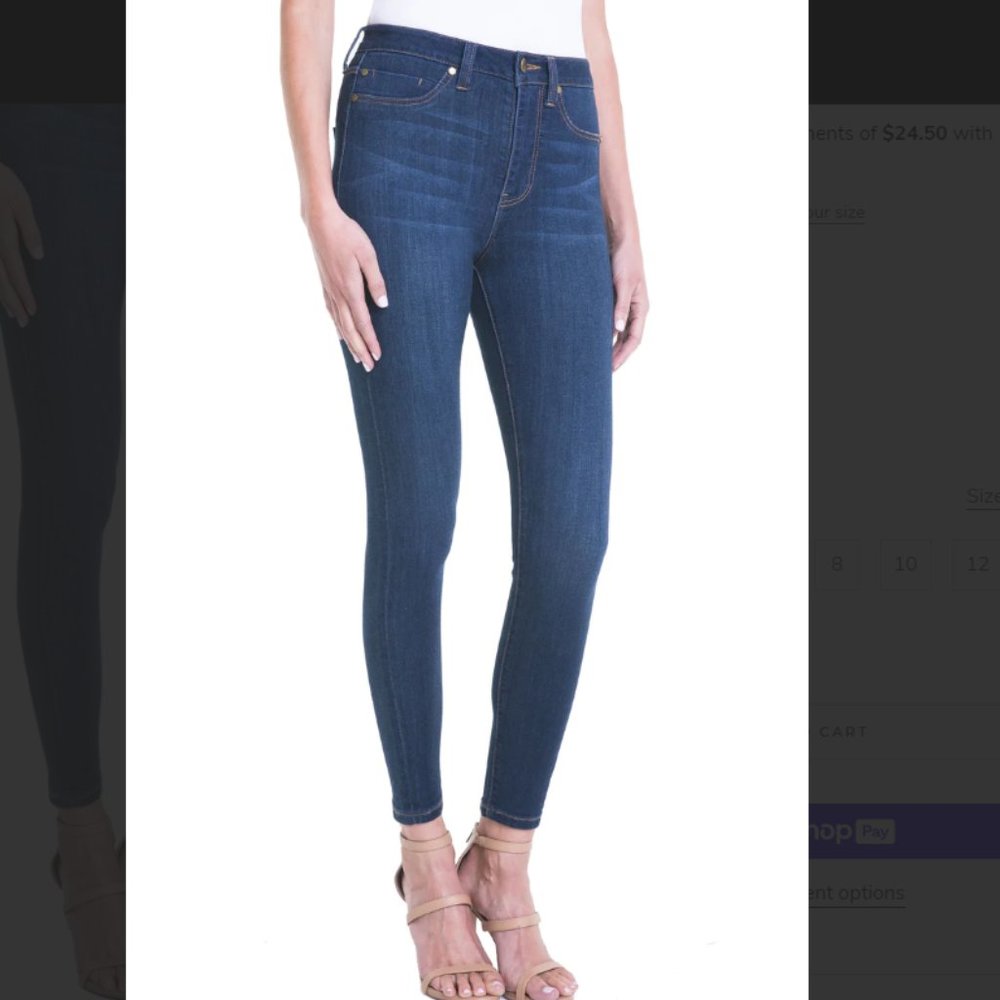 LIVERPOOL Abby Hi-Rise Ankle Skinny Jean